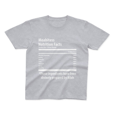 Moabitess Nutrition Facts Youth T-Shirt