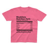 Moabitess Nutrition Facts Youth T-Shirt
