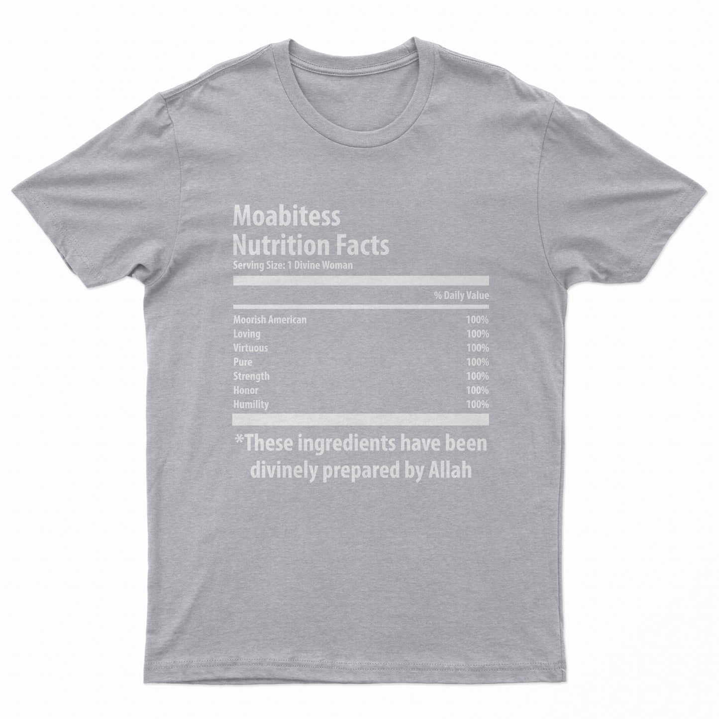 Moabitess Nutritional Facts