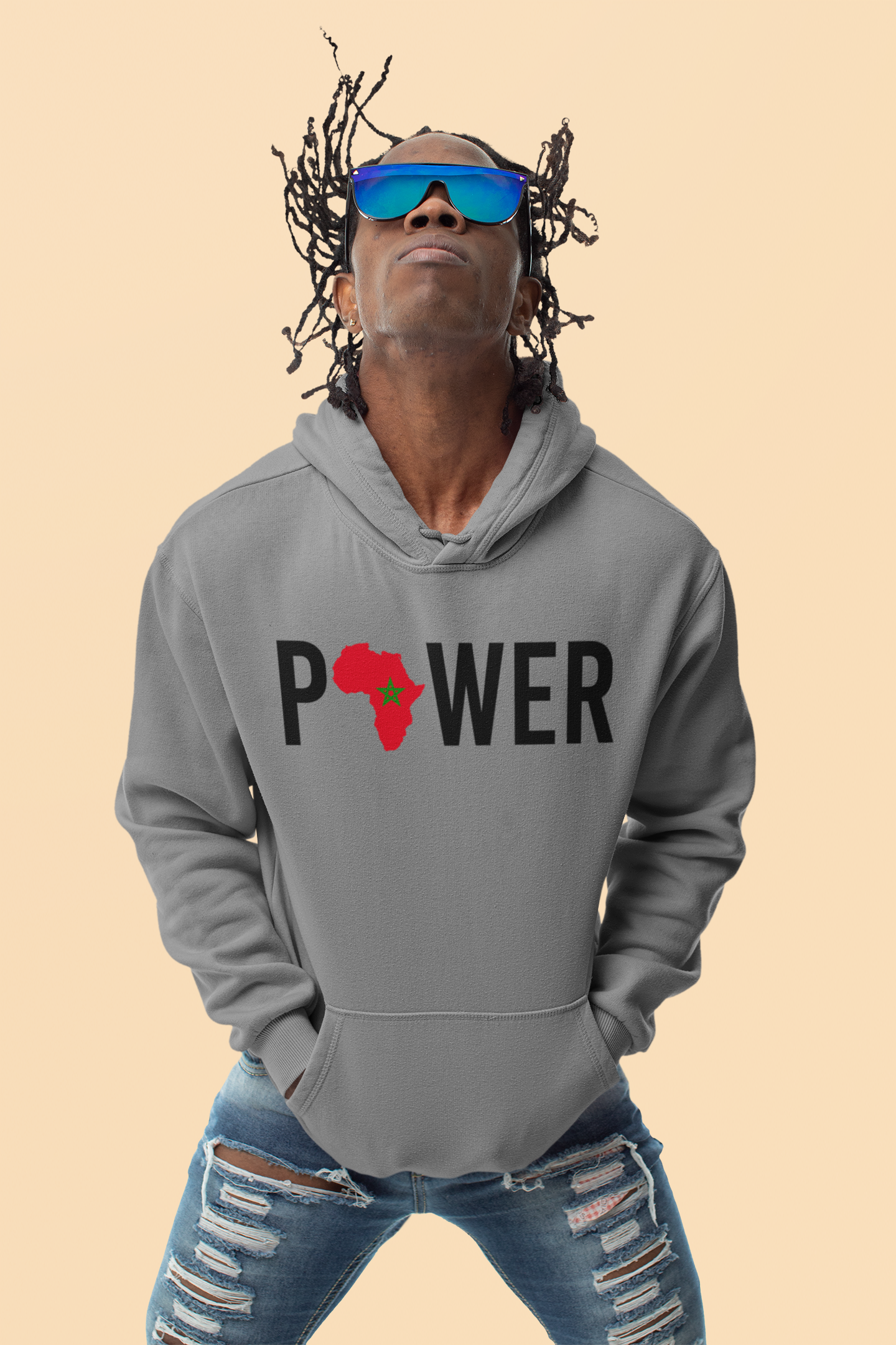 Power Continent Hoodie - fiveprinciplesapparel